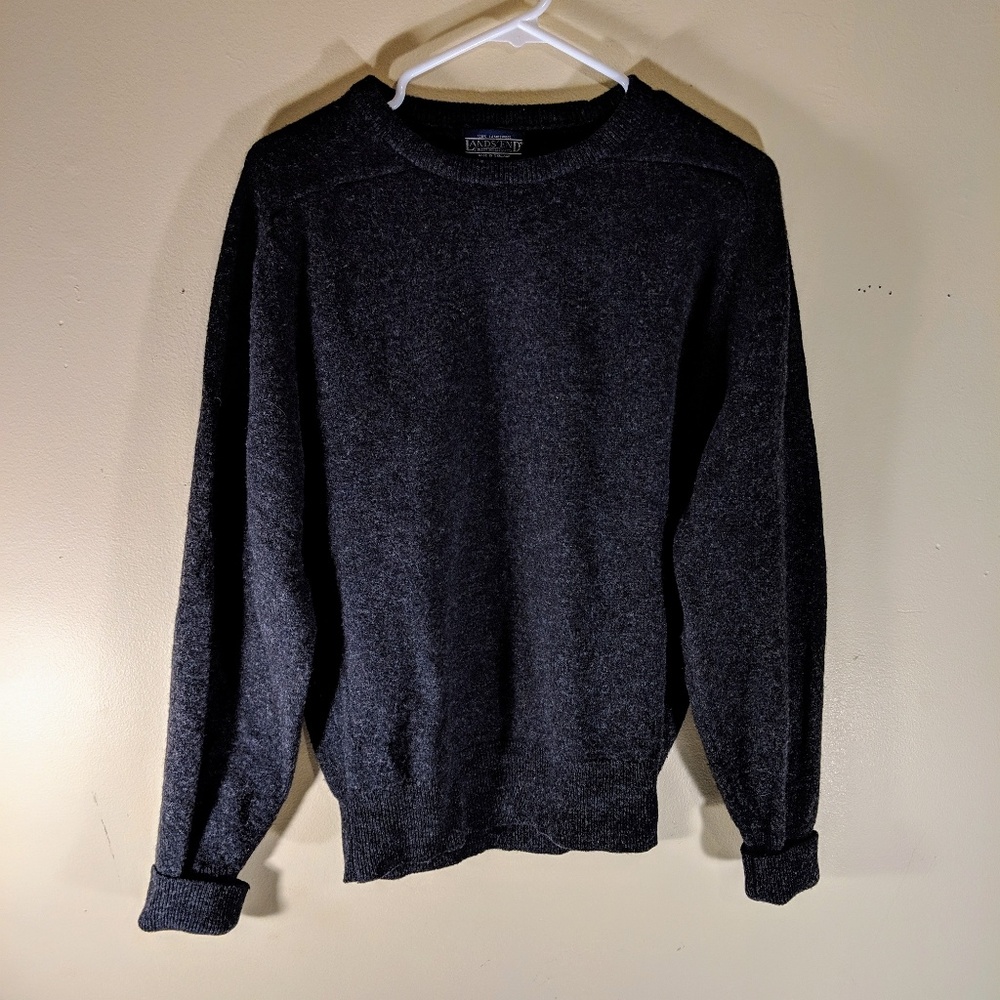 Vintage Lands End 💯 Lambs Wool Sweater